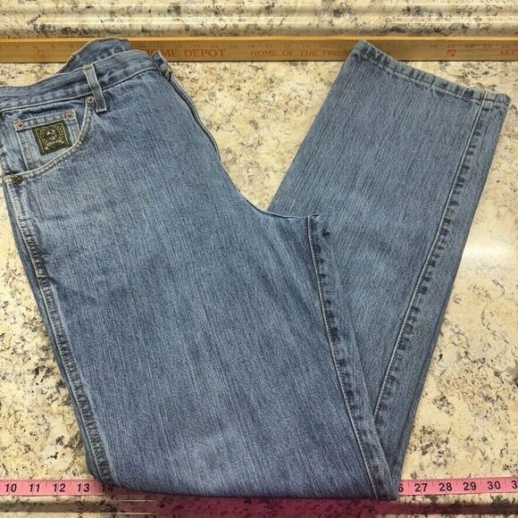 Cinch Jeans Mens 36x36 Original Fit Distressed MB90530 002 Western Green Label - Picture 8 of 12